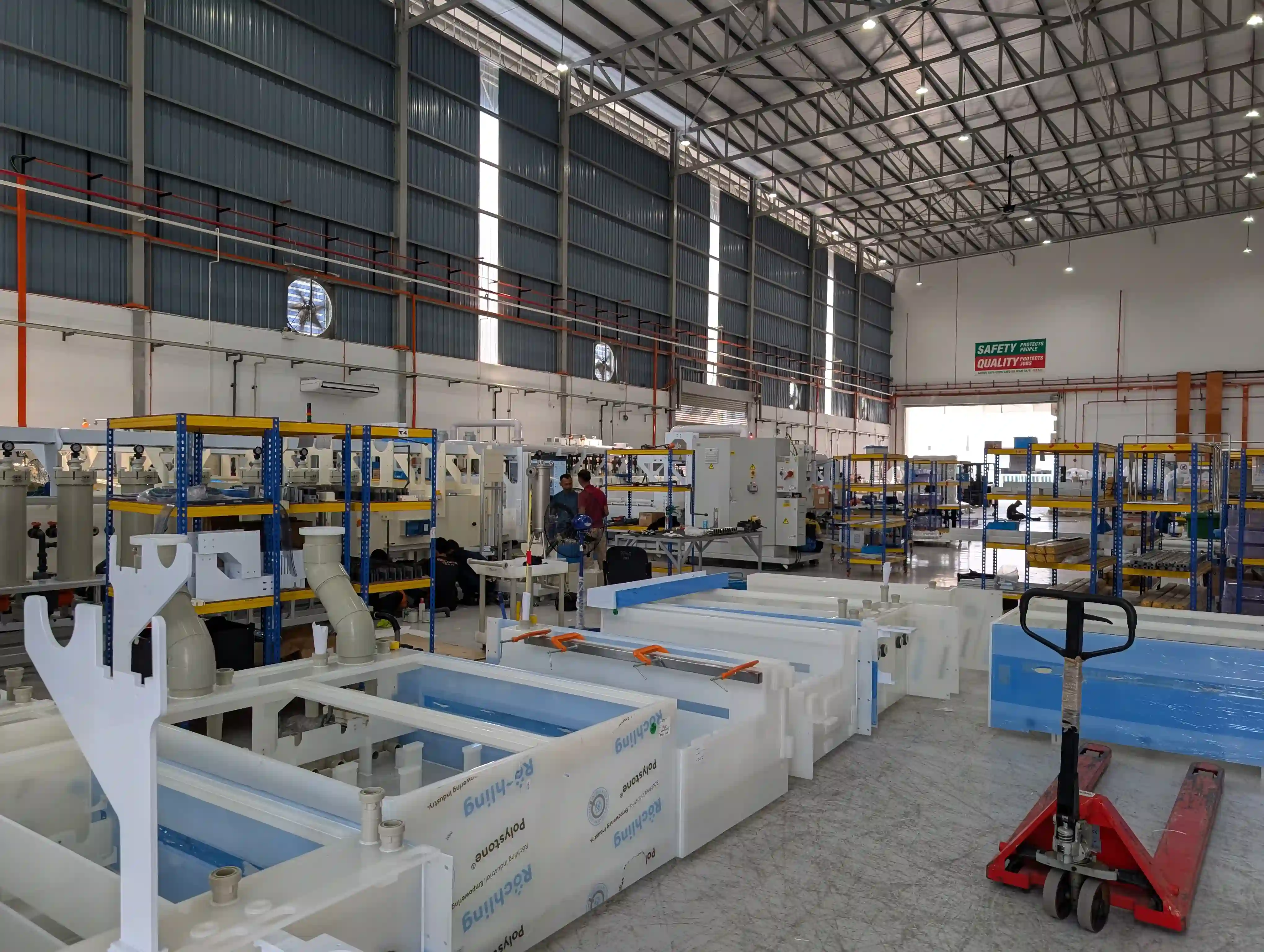 Overview of the contract manufacturing floor