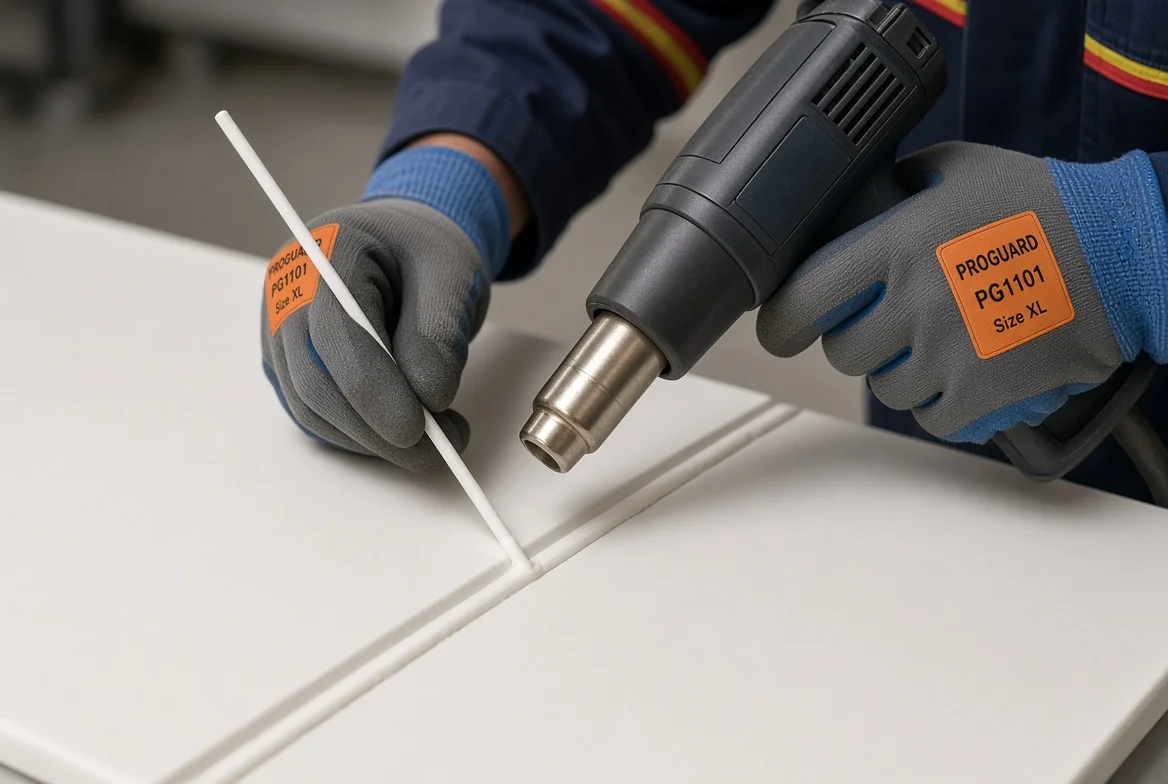 Professional plastic fabrication and welding services showcasing precision CNC machining